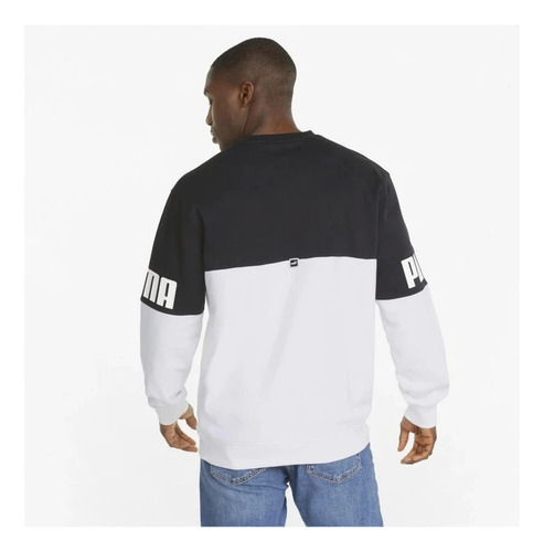 Imagen 4 de 5 de Buzo Power Colorbocl Crew Fl Puma Para Hombre