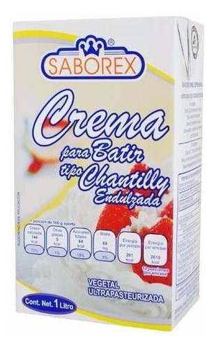 Crema Para Batir Para Sifón 12 Lts