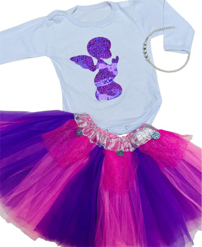 Disfraz Disney Niñas Oferta Únicos Talles Lets Play Desing Rosa Barbie Tutu Brillos Con Raso 2 A 4