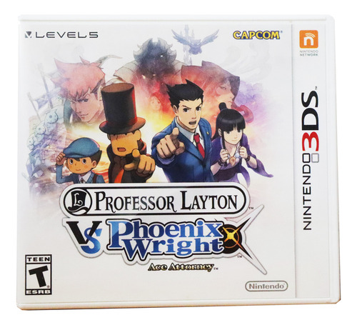 Professor Layton Vs Phoenix Wright Ace 3ds Completo (leia) (Usado)