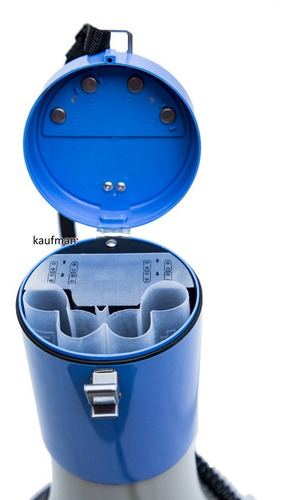 Imagen 7 de 8 de Megáfono 25 Watts Con Micrófono Sirena, Usb, Sd Y Auxiliar