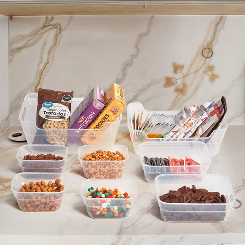 Recipientes Italhome Set De 8 Piezas Transparentes Trasparentes