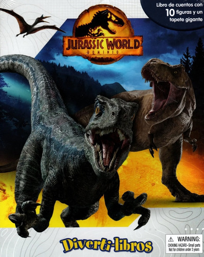 Divertilibros - Jurassic World, De Vv. Aa.. Editorial Phidal, Tapa Blanda, Edición 1 En Español