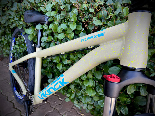 Bicicleta Vikingx Aro 26 21v Freio Disco Hidraulico Tuff 38 Cor Oliva Claro Tamanho Do Quadro 13.5
