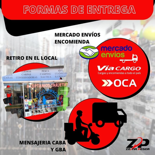 Imagen 10 de 10 de Combo Variada Caña 2.10mts + Reel + Nylon! Oferta!