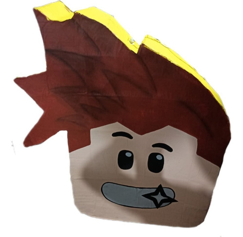 Piñata Cabeza De Roblox Tipo Tambor