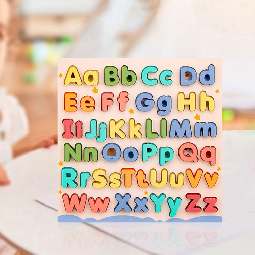 Juego Educativo De Madera Del Rompecabezas Del Abc Del