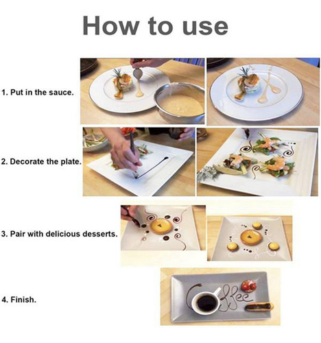 Juego De Cucharas Para Decoración De Dibujo Culinario, Cucha