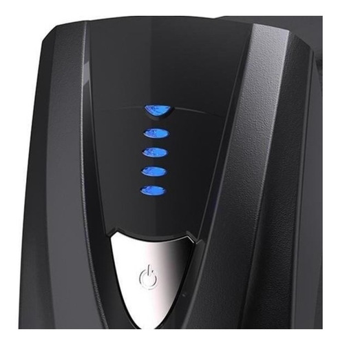 Imagem 2 de 3 de No break SMS Manager III 27572 1500VA entrada de 115V/127V/220V e saída de 115V preto