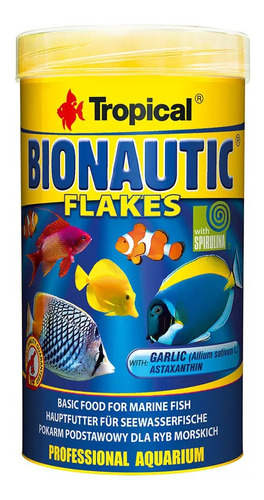 Imagem 1 de 3 de Tropical Bionautic Flakes 20g Ração Em Flocos Para Peixes