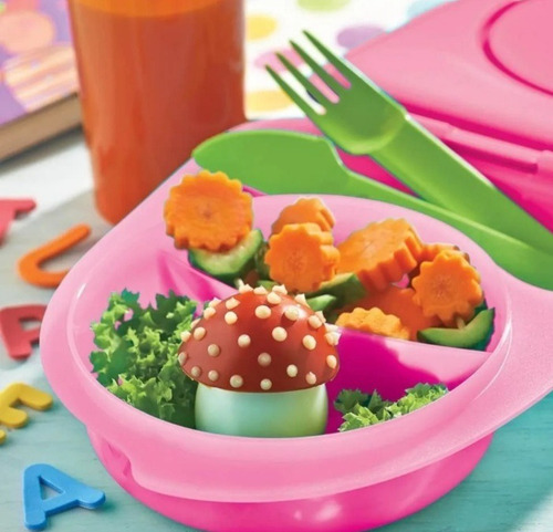 Tupperware Lunch System 400 Ml Con Cubiertos