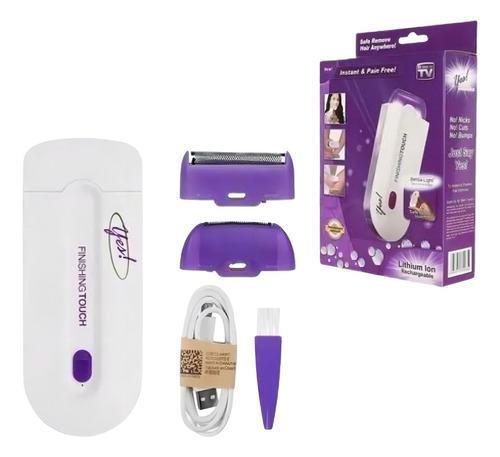 Depiladora Corporal Recargable, Indolora, Activa 110/220 V