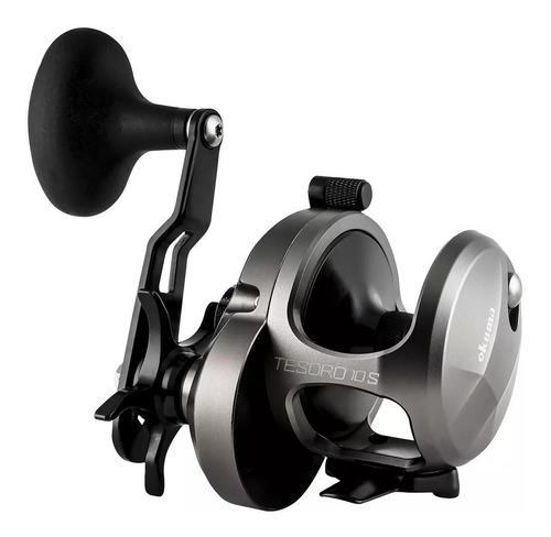 Okuma Tesoro 5s 4+1 Rulemanes Drag Rotary Reel 9 kg cinza escuro lado direito da alça