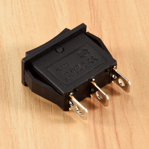 Crystally-ac15a/250v 20a/125v, 3 Pines Spdt Off, 3 Posicione