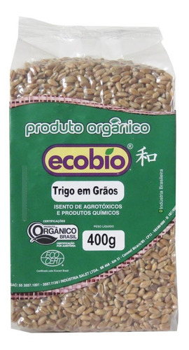Trigo Em Grãos Orgânico 400g - Ecobio
