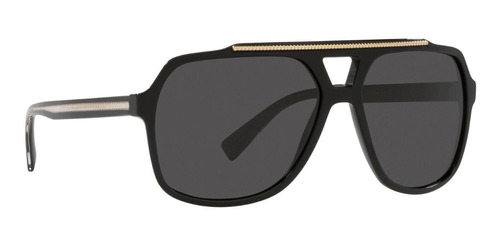 Lentes De Sol Dolce & Gabbana Dg4388 50187 Negro Para Hombre