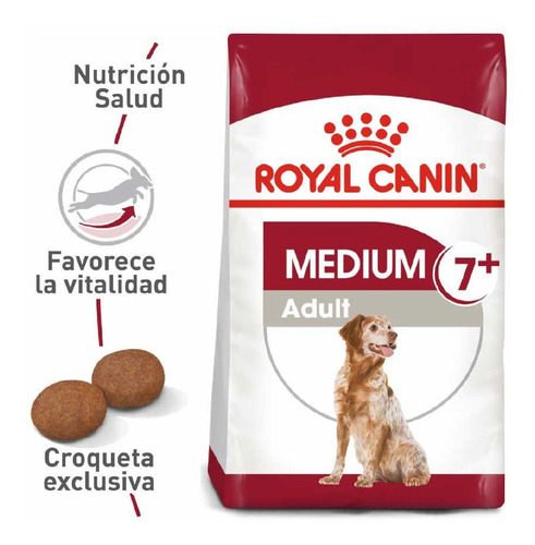 Alimento Para Perro Royal Canin Shn Med Adult +7 4 Kg