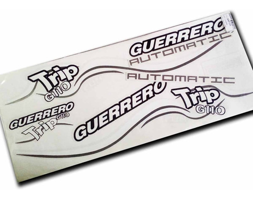 Kit De Calcos Original Guerrero Trip G110 / + G110 Tuning