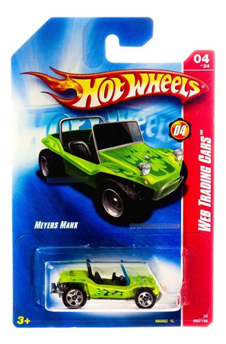 Meyers Manx Hot Wheels Web Trading Cars 4/24 Mattel