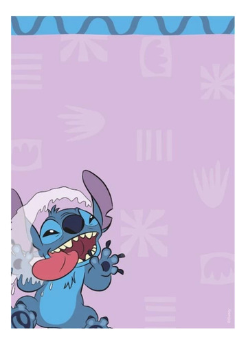 Block De Notas Mooving Stitch Kawaii C/ 120 Hojas Tapa Dura Stitch