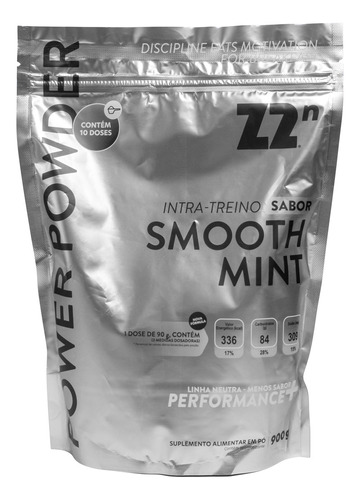 Intra-treino Z2n Power Powder Smooth Mint 900g