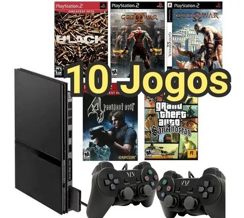 Playstation 2 Slim Original Desbloqueado com Defeito No Leitor