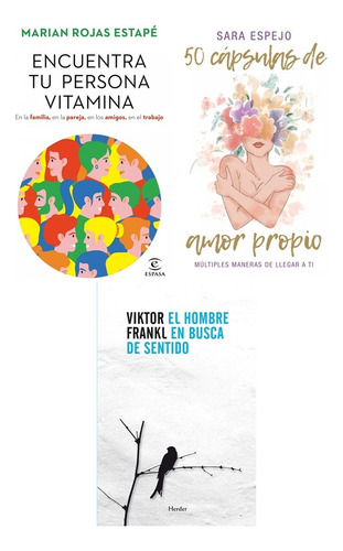 Persona Vitamina + El Hombre En Busca + 50 Capsulas De Amor