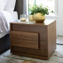 Comprar Velador Nórdico Oliver 2 Cajones Ventitas Home Bellota