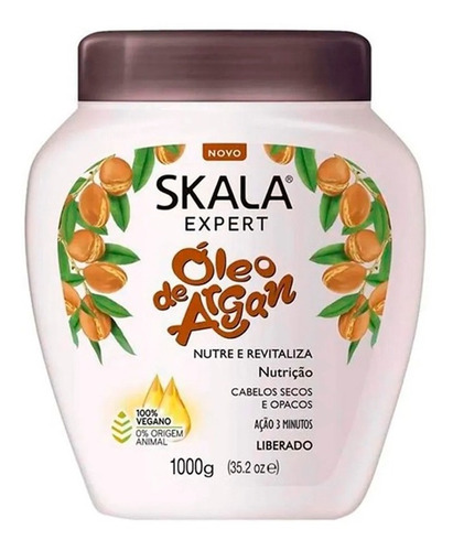 Crema Skala Mascara Baño De Crema Oleo Argan Co Wash X 1kg
