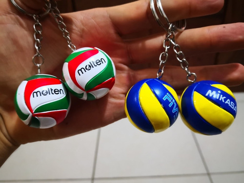 50 Llaveros Balon Vóleibol Molten O Mikasa