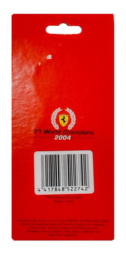 Imagen 8 de 8 de Llavero Ferrari Auto Metálico F1 Schumacher Producto Origina