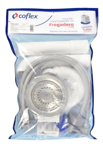 Kit De Instalacion Fregadero 1 Tarja Blanco