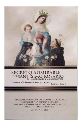 Libro Secreto Admirable Del Santo Rosario