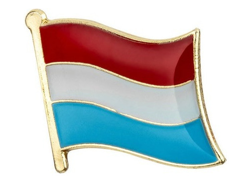 Pin Metalico Broche Bandera Luxemburgo Pasaporte Viaje Pais