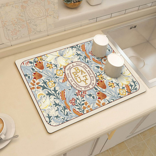 Tapete Escurridor De Mantel En Forma De X, Suave Almohadilla