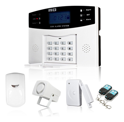 Inalámbrico Gsm Sms Home Ladrón Sistema De Alarma De Segurid