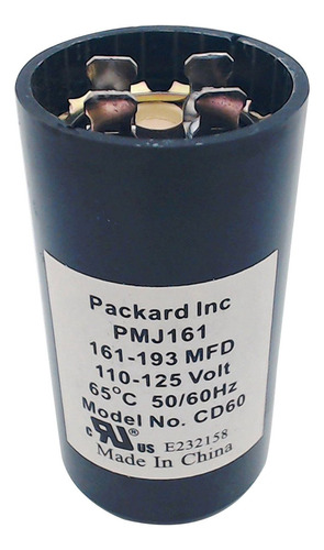 Packard 110  125 v Start Capacitor 161  193 mfd