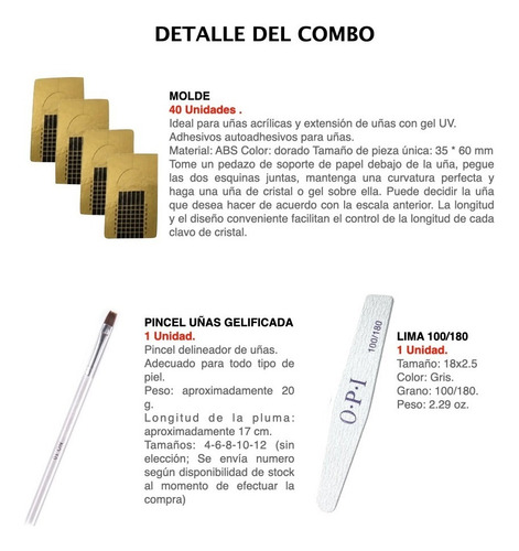 Imagen 3 de 4 de Kit Inicial Uñas Gelificadas Gel Construccion Uv Led C