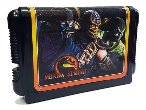 Cartucho Mortal Kombat | Para Consolas 16 Bits -mg-