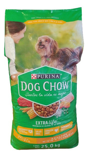 Dog Chow Adulto Raza Pequeña Bulto Con 25 Kg 