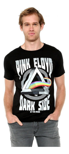 Playera En Oferta Pink Floyd Logo Big Prisma Rock Bk