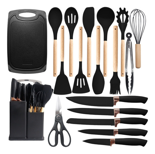 Juego De Utensilios De Cocina De Silicona