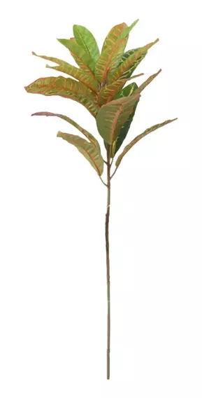 Ramita Rama Croton Plantas Artificiales Decorativa Follaje