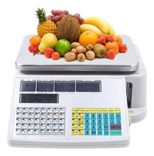 Báscula Informática Precios Digital Comercial Con Impresora