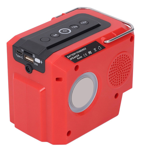 Altavoz Jobsite, Lugar De Trabajo Alimentado Por Batería Par