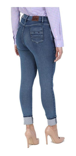 Imagen 3 de 5 de Jeans Casual Lee Mujer Skinny Cintura Alta R56
