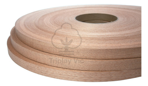 Cubrecanto Chapacinta Madera Okume 45mm X 100m Con Adhesivo