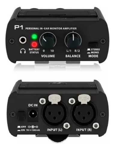 Sistema De Monitoreo Individual P1 Ideal In Ears - Xp Audio
