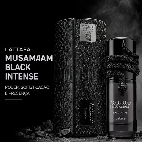 Lattafa Musamam Black Intense 100 ml Masculino Eau de parfum