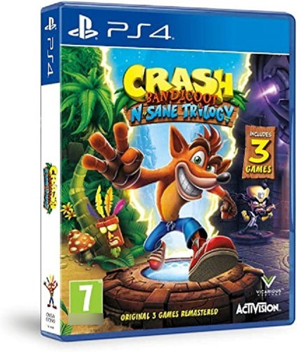 Crash Bandicoot Trilogy Juego Ps4 Original Envio Grratis Mon